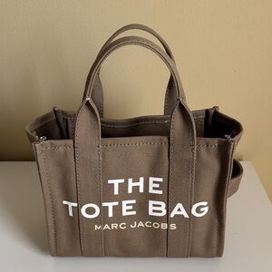 Marc Jacobs Khaki Small Tote Bag Authentic